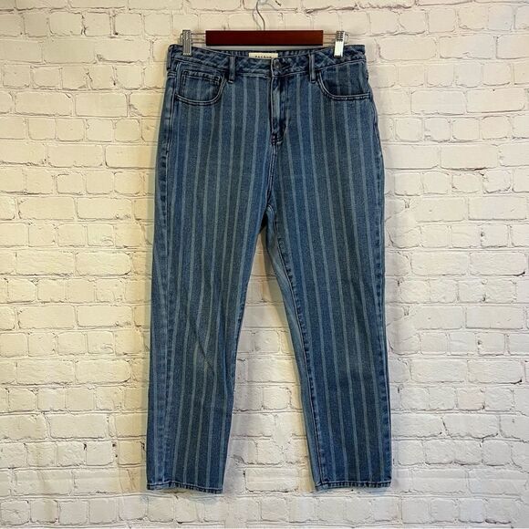 PacSun Mom Jean Striped High-Rise size 29 - Picture 1 of 8